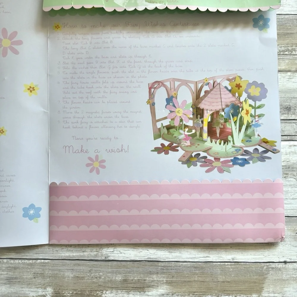 Meri Meri Fairy Wishes Party Decor Centerpiece & Garland New Unused Rare Decor